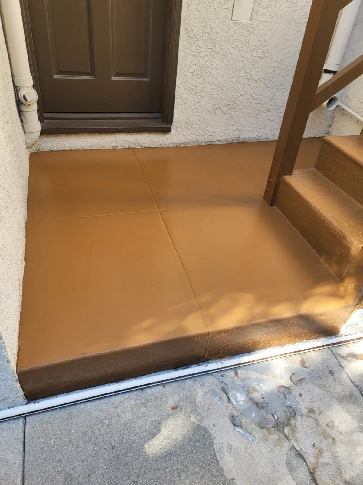 Deck and stairs after restoration - View 3